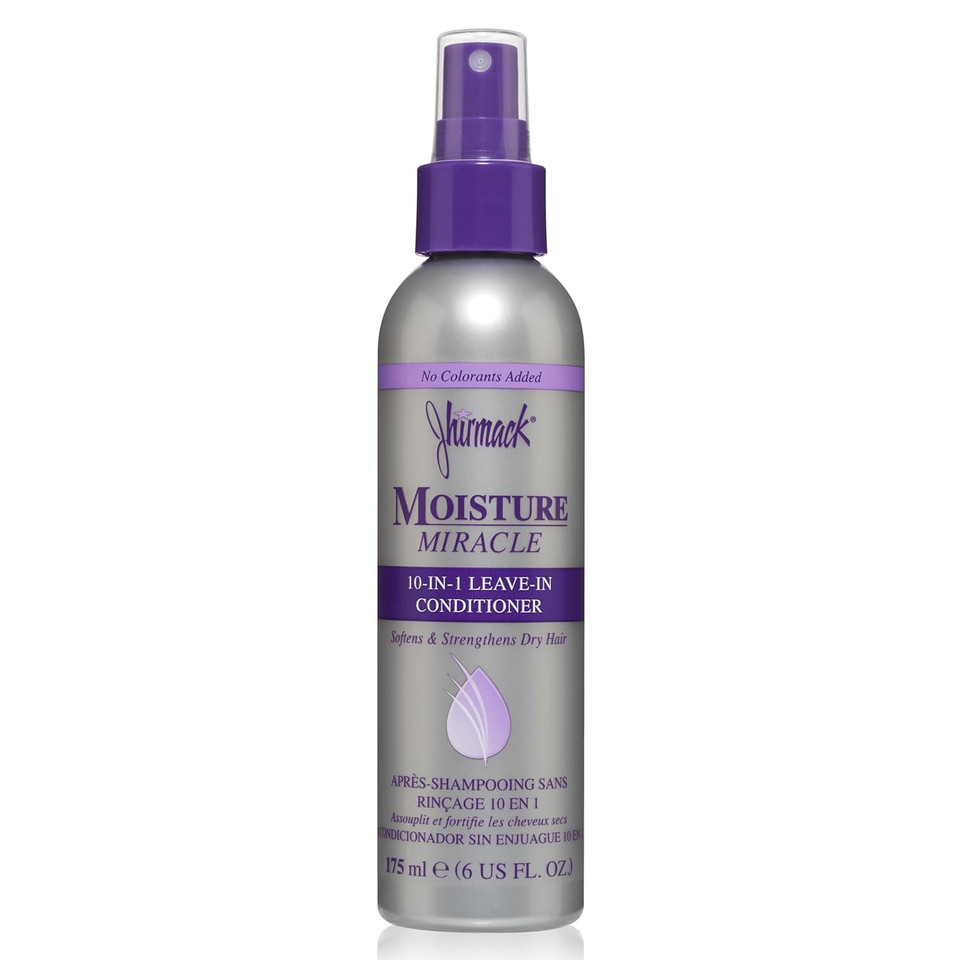 Jhirmack 10-In-1 Leave-In Conditioner Spray | Heat Protectant | Detangles, Softens, Repairs & Adds Shine | Made With Vitamin E & B5
