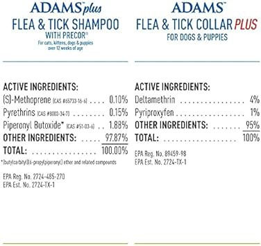 Adams Plus Shampoo 24 Oz. + Flea & Tick Collar24 Ounces