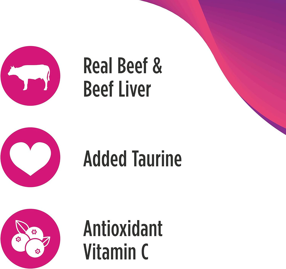 Nulo Healthy Heart Functional Treats Grain-Free With Added Taurine Beef Recipe For Cats & Kittens