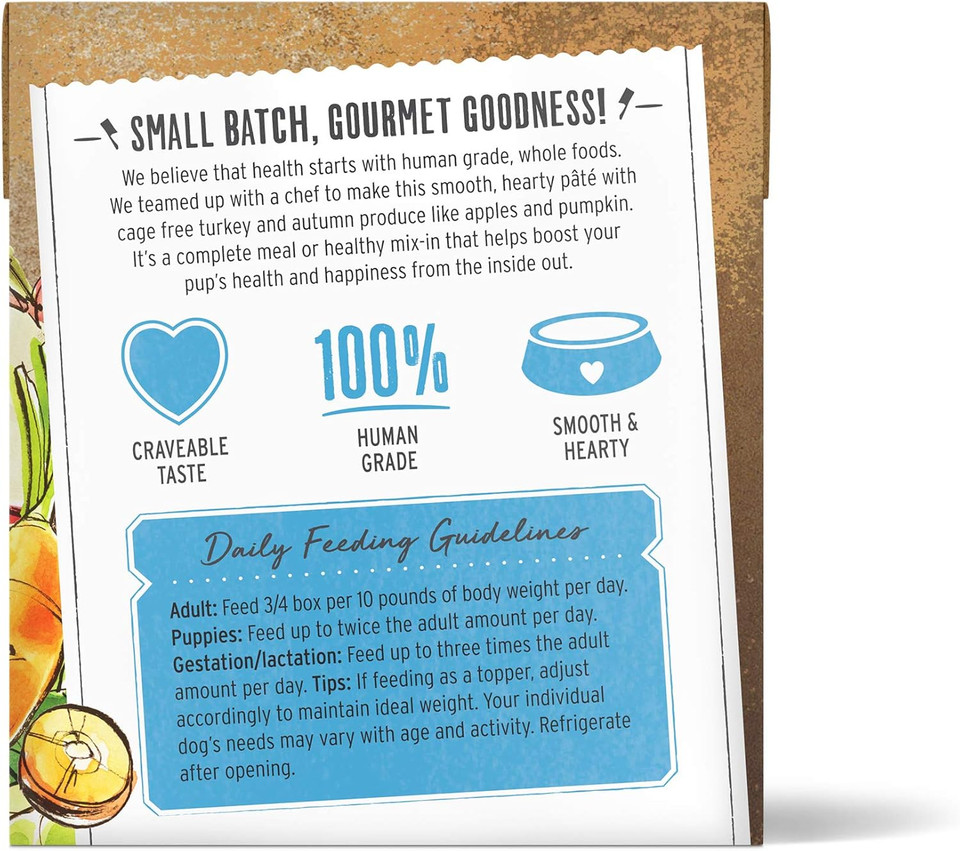 The Honest Kitchen Butcher Block Pã£Â¢Tã£Â©: Turkey & Autumn Veggies Wet Dog Food, 10.5 Oz (Pack Of 6) The Honest Kitchen Butcher Block Pã£Â¢Tã£Â©: Turkey & Autumn Veggies Wet Dog Food, 10.5 Oz (Pack Of 6)