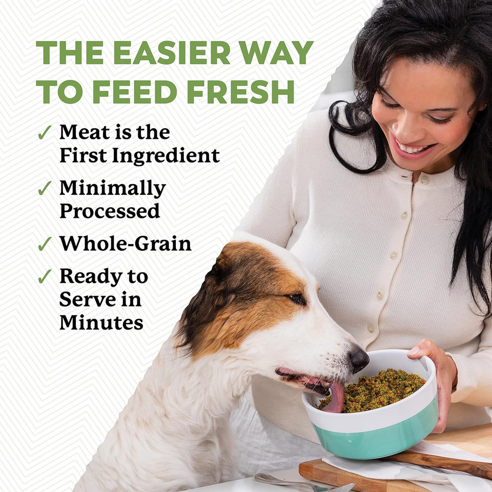 Dr. Harvey's Chicken & Garden Veggies Dog Food, Human Grade Whole-Grain Dehydrated Dog Food with Freeze-Dried Chicken (5.5 Ounces)