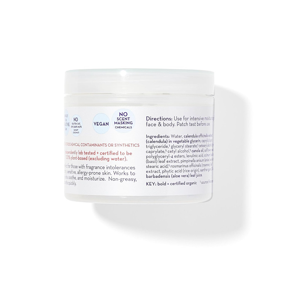 California Baby Super Sensitive Cream (Unscented) | Plant-Based | Allergy Friendly | No Added Fragrance | Baby Sensitive Cream & Moisturizer For Dry, Very Sensitive Skin | 4Oz