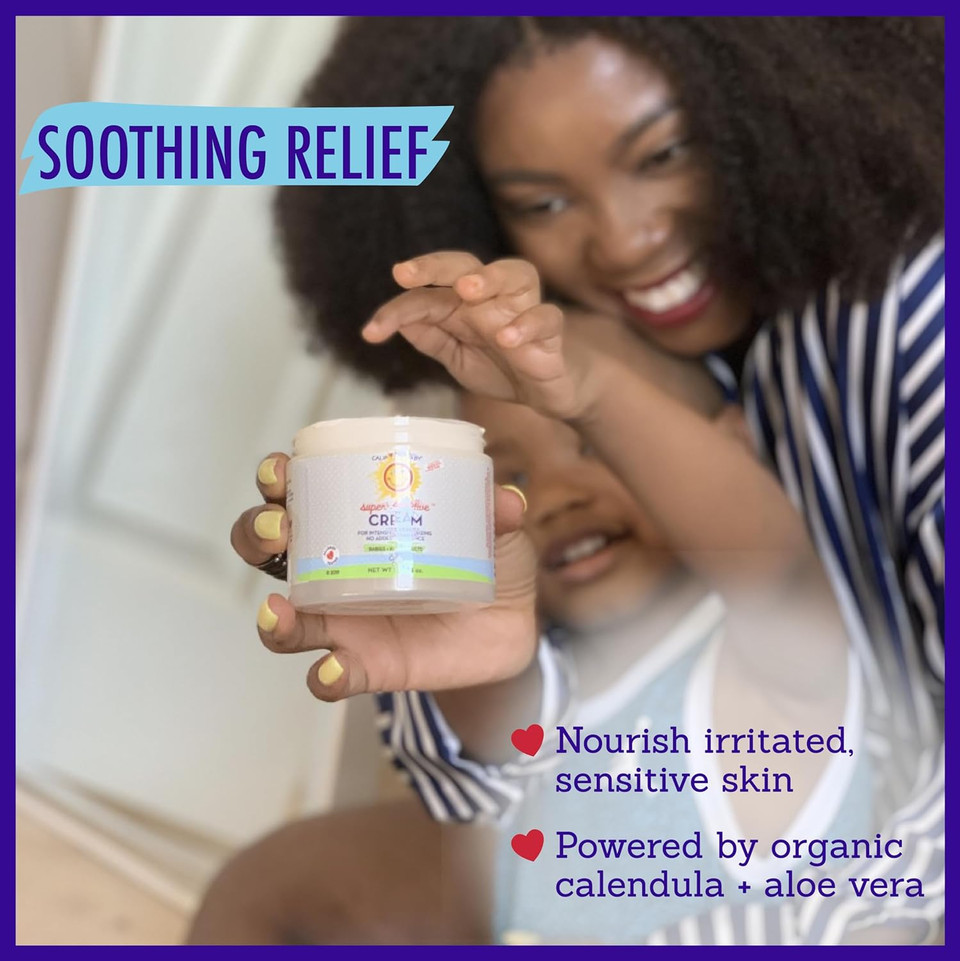 California Baby Super Sensitive Cream (Unscented) | Plant-Based | Allergy Friendly | No Added Fragrance | Baby Sensitive Cream & Moisturizer For Dry, Very Sensitive Skin | 4Oz