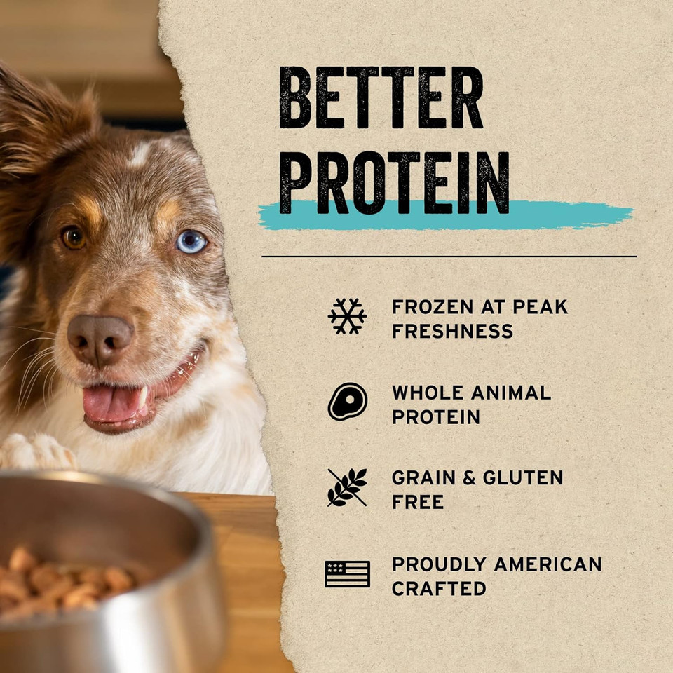 Vital Essentials Freeze-Dried Raw Dog Food, Beef Patties Entree, 30 Oz