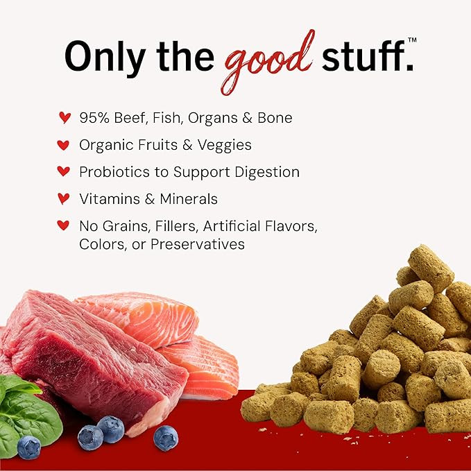 Stella & Chewy'S Freeze Dried Raw Surf & Turf Meal Mixer  Dog Food Topper For Small & Large Breeds  Grain Free, Protein Rich Recipe  3.5 Oz Bag