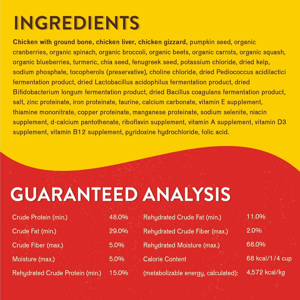 Stella & Chewy'S Freeze-Dried Raw Lil' Bites Chicken Little Recipe Small Breed Dog Food, 7 Oz. Bag
