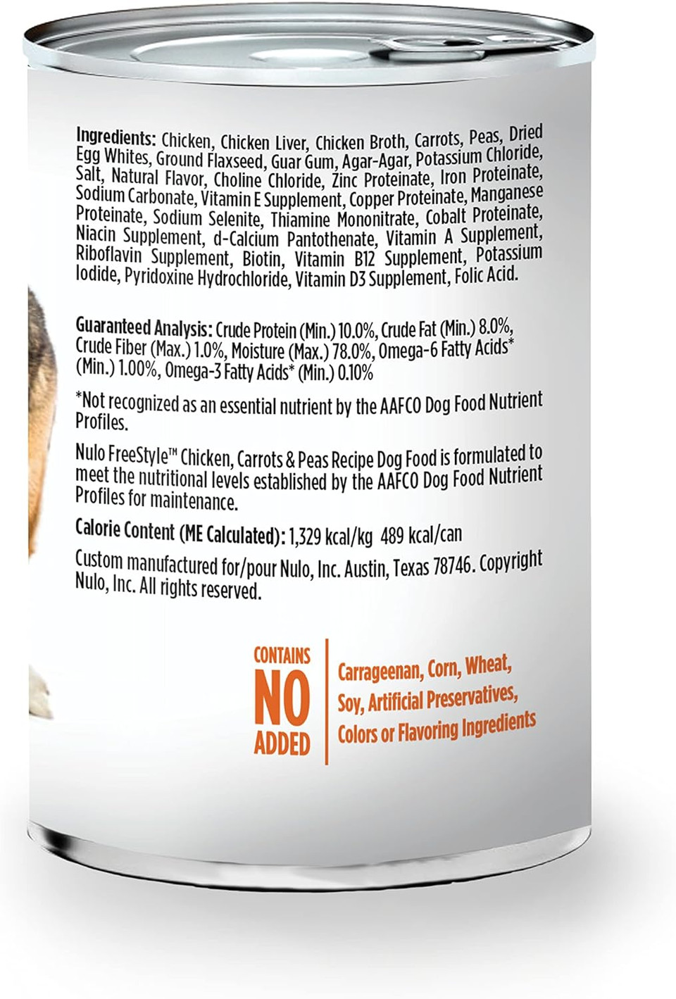 Nulo Grain Free Canned Wet Dog Food (13 Oz, Chicken) - 12 Cans
