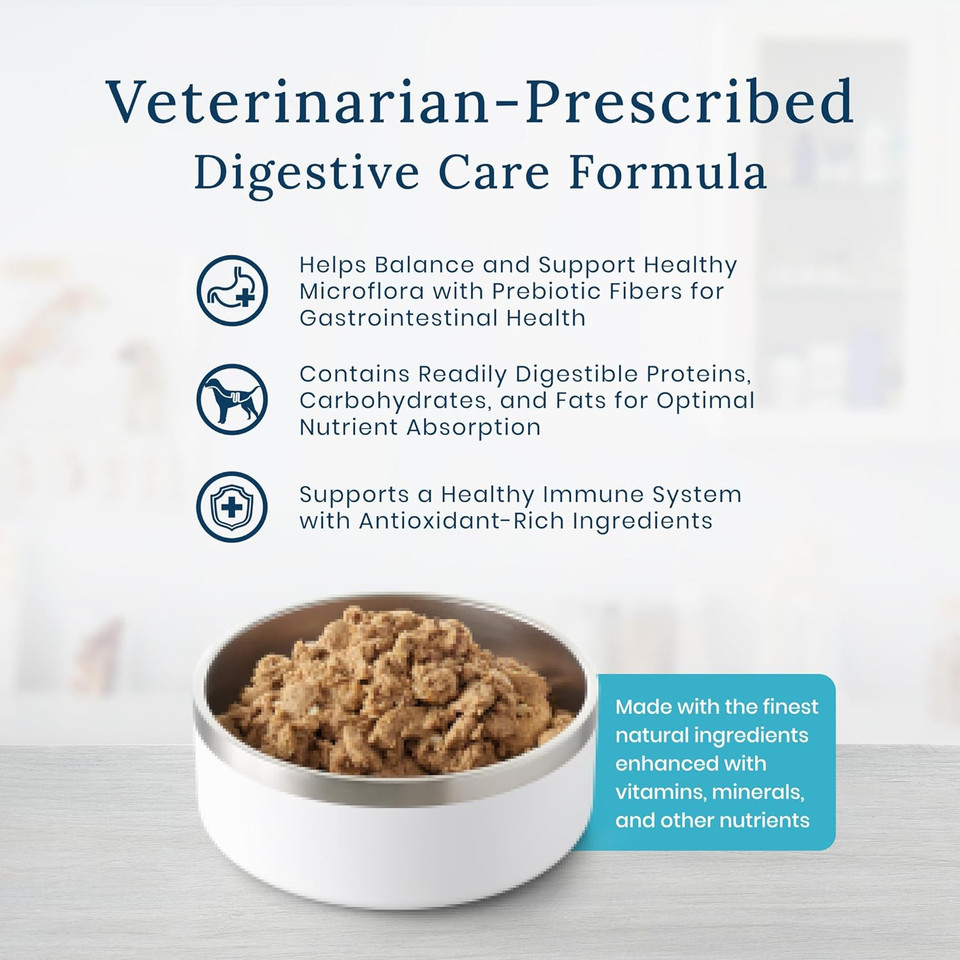 Blue Buffalo Natural Veterinary Diet Gi Gastrointestinal Support Wet Dog Food, Chicken 12.5-Oz Cans (Pack Of 12)