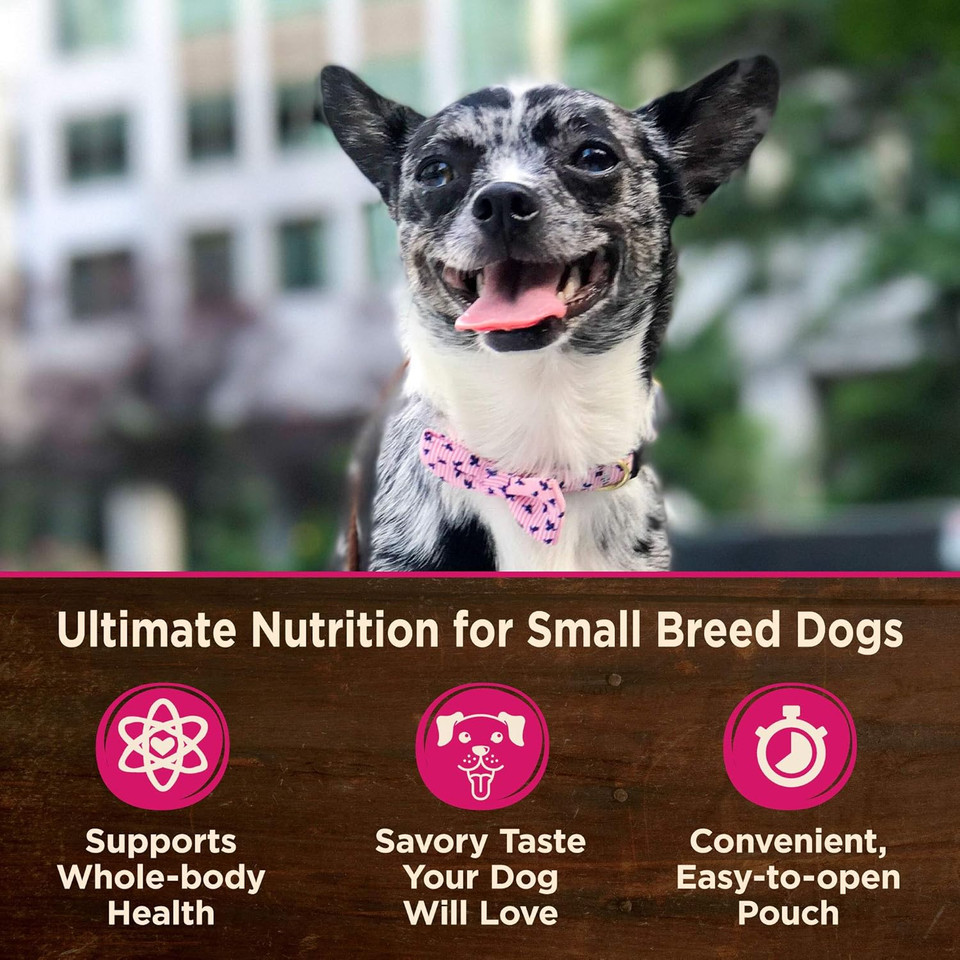 Wellness Core Natural Grain Free Small Breed Mini Meals Wet Dog Food, Chunky Chicken & Chicken Liver Entrã£Â©E In Gravy, 3-Ounce Pouch (Pack Of 12)