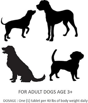 Essential Pet Adult Dog Hip & Joint Support Chewable Tablet Age 3+ With 500Mg Glucosamine And 200Mg Chondroitin (23038)