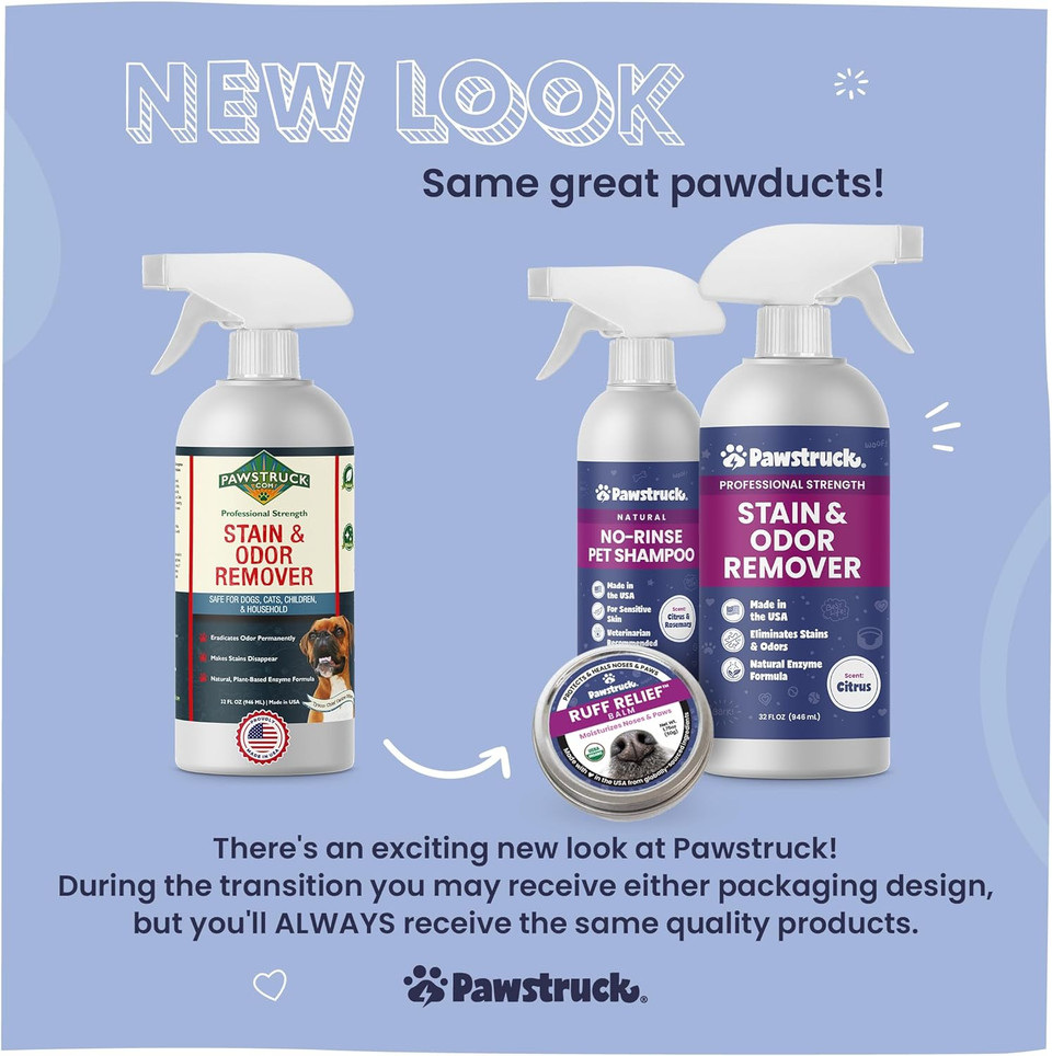 Pawstruck Usda Organic Natural Ruff Relief Wax Balm For Dogs  Moisturizes, Protects, And Heals Noses & Paws  Made In Usa, Non-Toxic, Hypoallergenic - 1.75 Oz