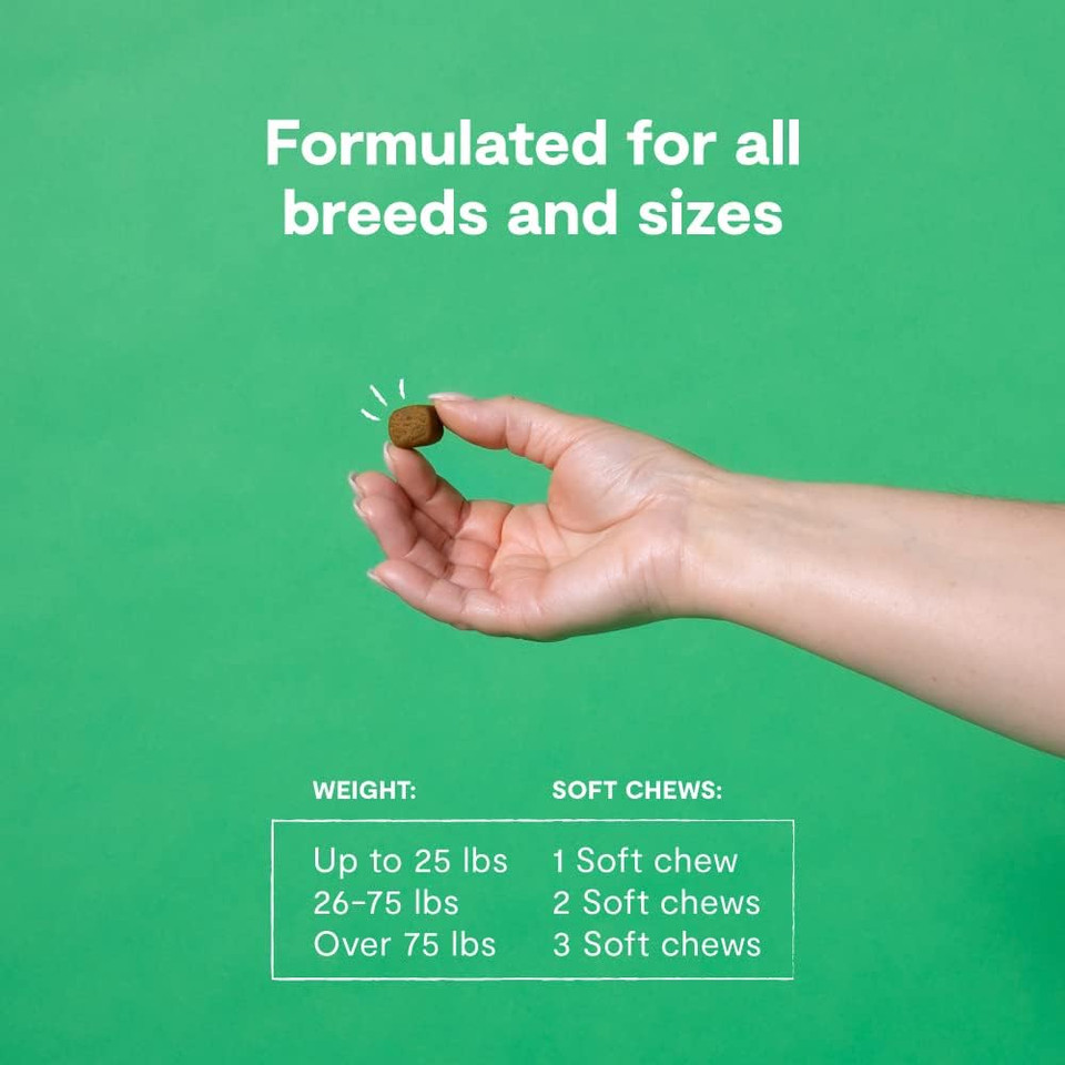 Open Farm Immune Chews, Dog Supplement, Dog Vitamins, Promotes Healthy Skin And Immune Function Using Traceable And Vet-Approved Ingredients, 12.7 Oz, 90 Count