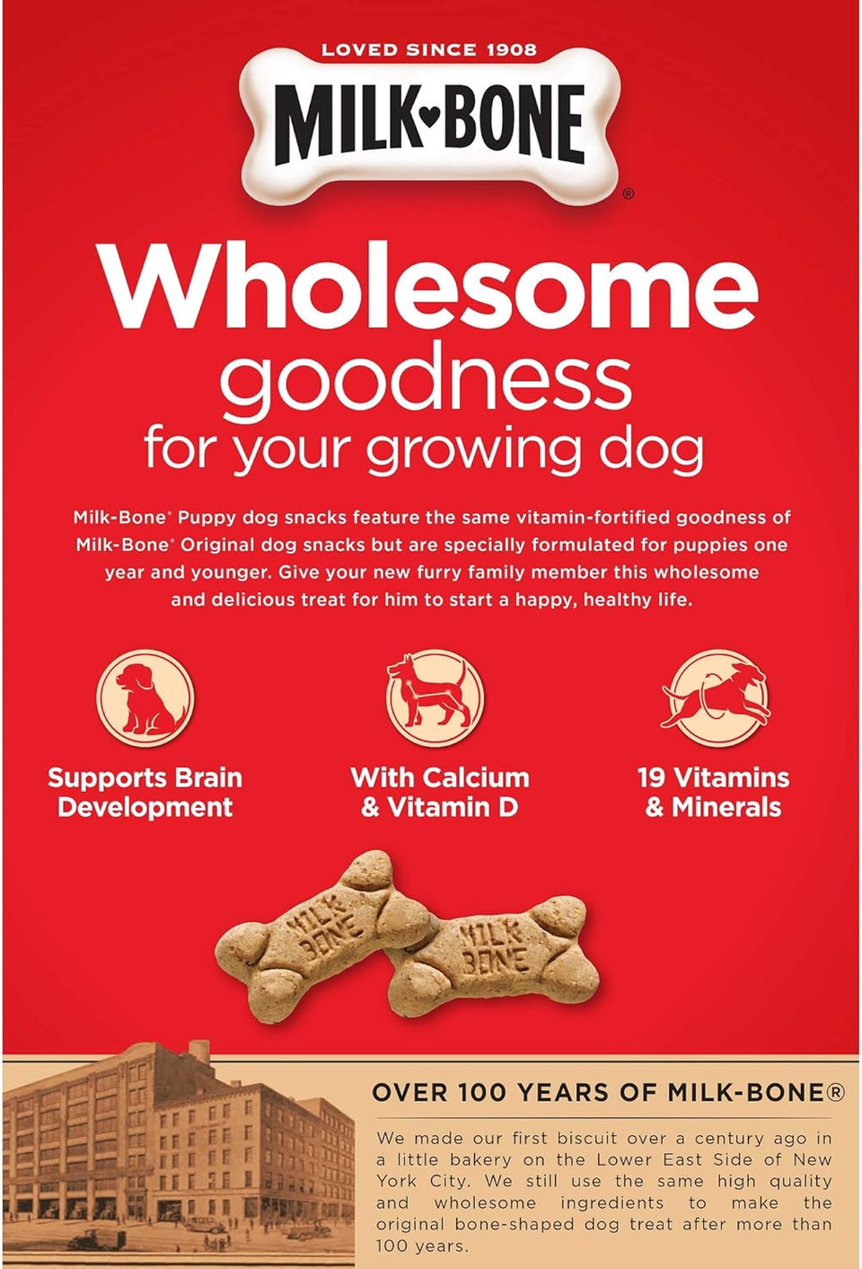 Milk-Bone Original Dog Treats Biscuits For Puppies, 16 Ounce (Pack Of 6) Milk-Bone Original Dog Treats Biscuits For Puppies, 16 Ounce (Pack Of 6)