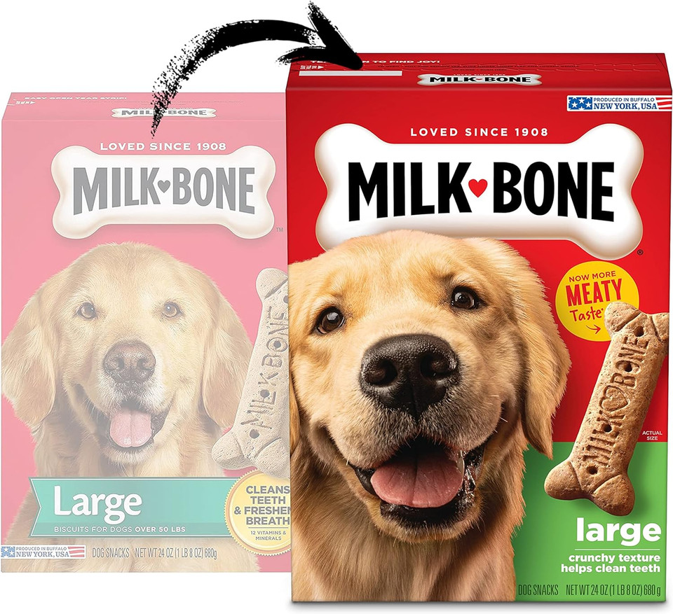 Milk-Bone Original Dog Treats Biscuits For Large Dogs, 24 Ounce (Packaging May Vary)24 Ounce (Pack Of 1)