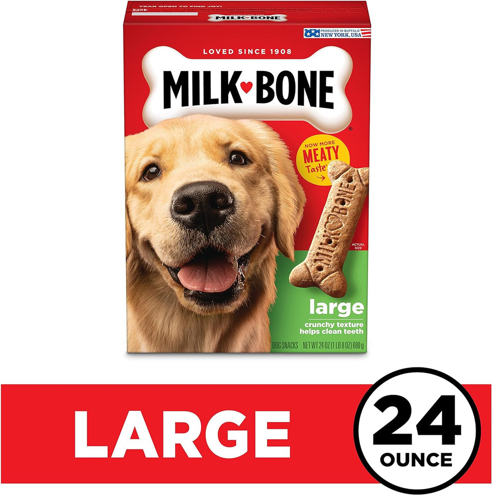 Milk-Bone Original Dog Treats Biscuits For Large Dogs, 24 Ounce (Packaging May Vary)24 Ounce (Pack Of 1)