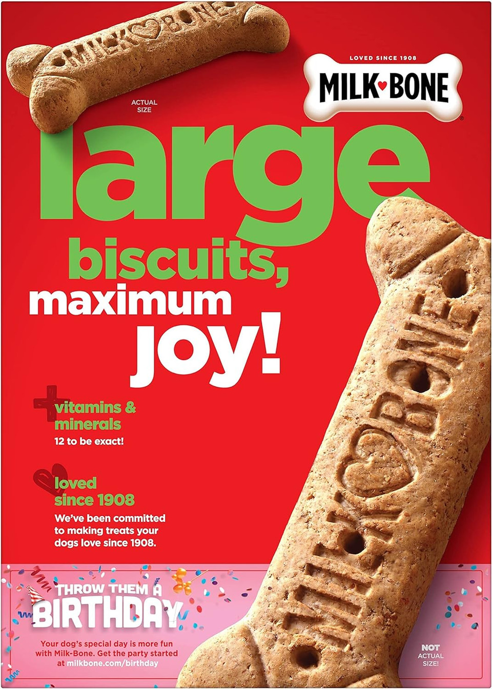 Milk-Bone Original Dog Treats Biscuits For Large Dogs, 24 Ounce (Packaging May Vary)24 Ounce (Pack Of 1)