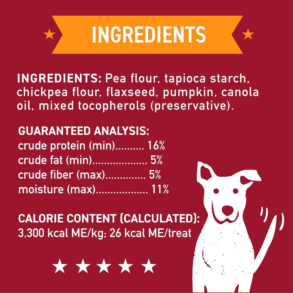 Cloud Star Corp, Wag More Bark Less Grain Free Oven Baked Pumpkin Dog Biscuits14 Ounce (Pack Of 1)