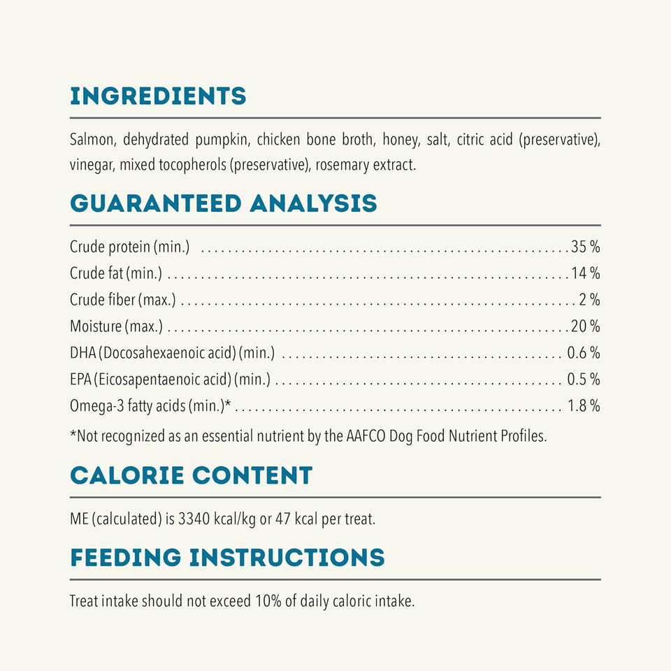 Acana Chewy Tenders Dog Treats, Salmon, High Protein Dog Treats, 4Oz