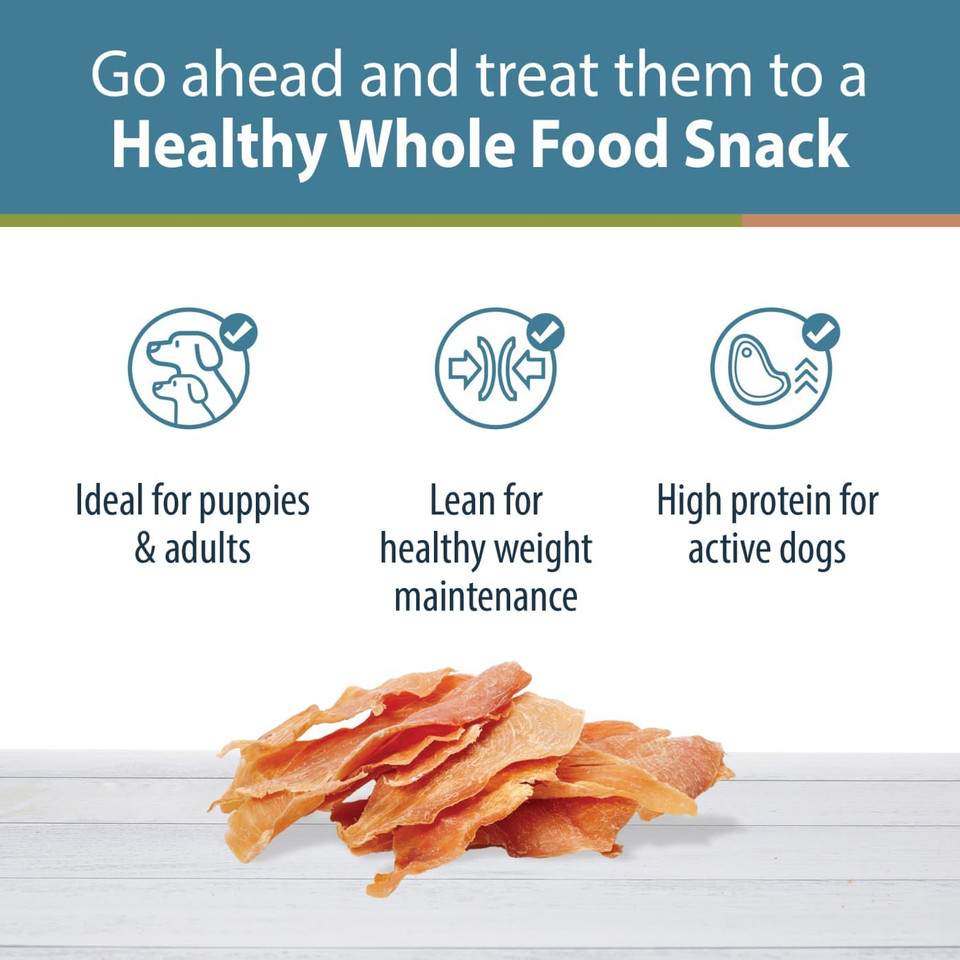 Justfoodfordogs Healthy Dog Treats, Single-Ingredient, Chicken Breast, Made In The Usa 5 Oz