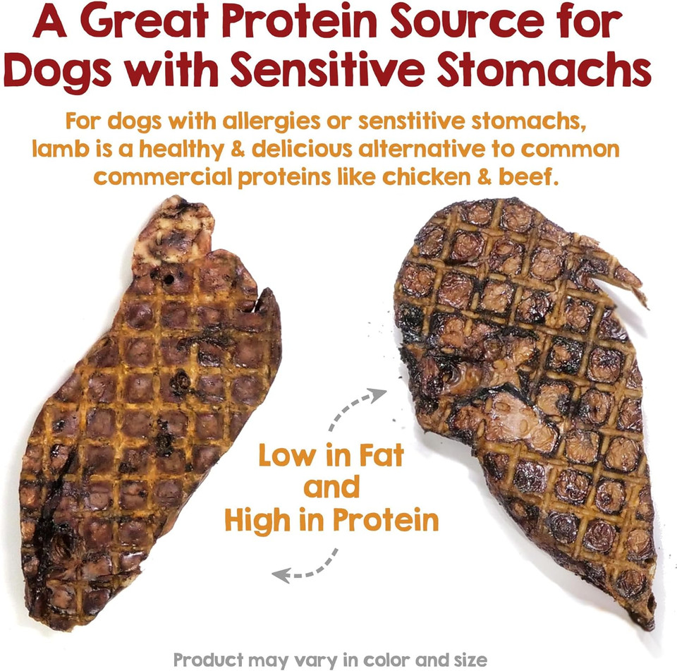 Riley'S Premium Dehydrated Lamb Lung Dog Treats - Sourced In Usa, Made In Usa - Air Dried Crunchy & Delicious Lamb Dog Treats - 6 Oz
