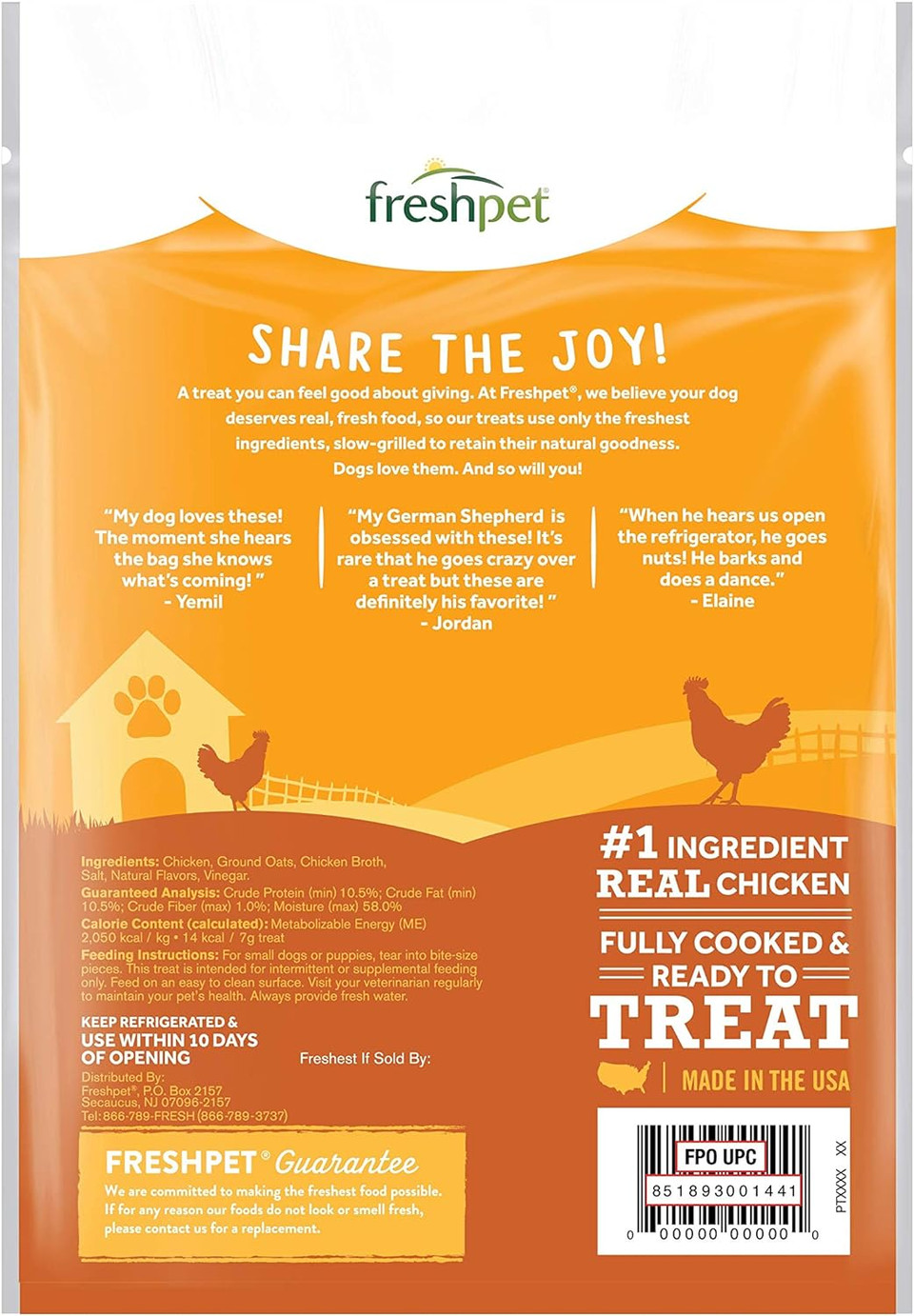 Select Dog Joy Chicken Treats, 8 Oz