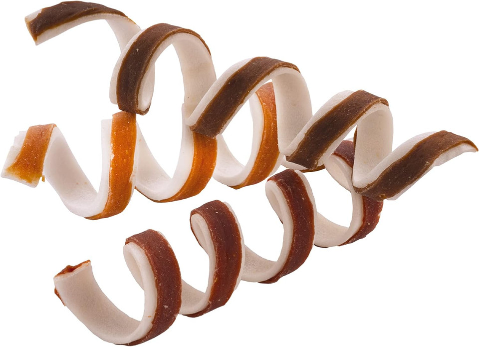 Good 'N' Fun Triple Flavor Spirals Variety Pack, 15 Count, Rawhide Chews For Dogs, 3 Savory Flavors