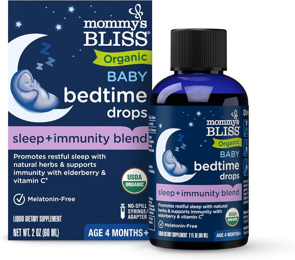 Mommy’s Bliss Organic Drops – Gentle Herbal Blend, 2 fl oz
