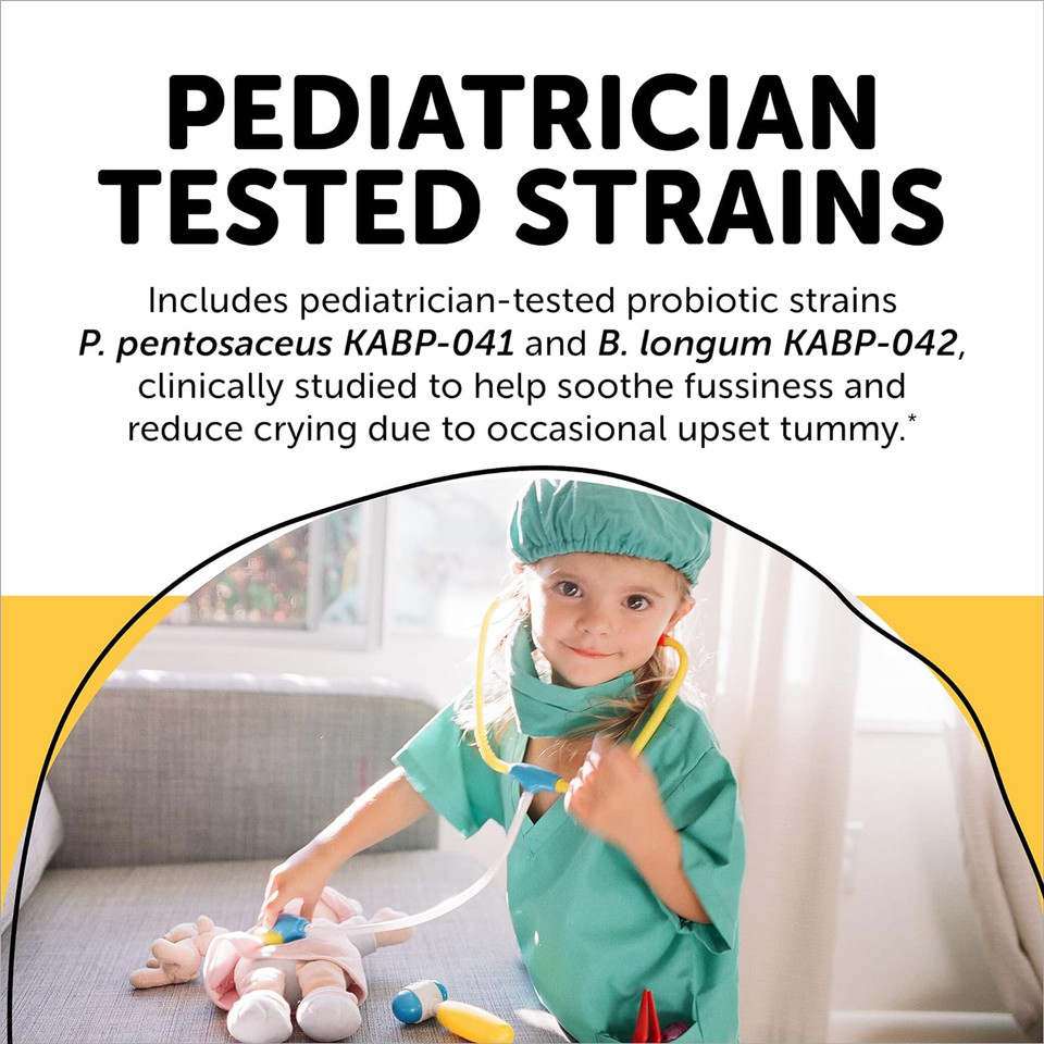 Smartypants Baby Probiotic Drops: Probiotics For Digestive Health + Comfort & Immune Support, & Dha Vegan Liquid Drops For Babies (0-24 Months), Pediatrician Tested, 1.6 Billion Cfu - 30 Day Supply