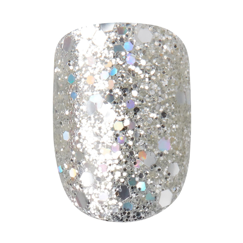 Kiss Impress Press-On Manicure, Nail Kit, Purefit Technology, Short Press-On Nails, Time Slip', Includes Prep Pad, Mini Nail File, Cuticle Stick, And 30 Fake Nails