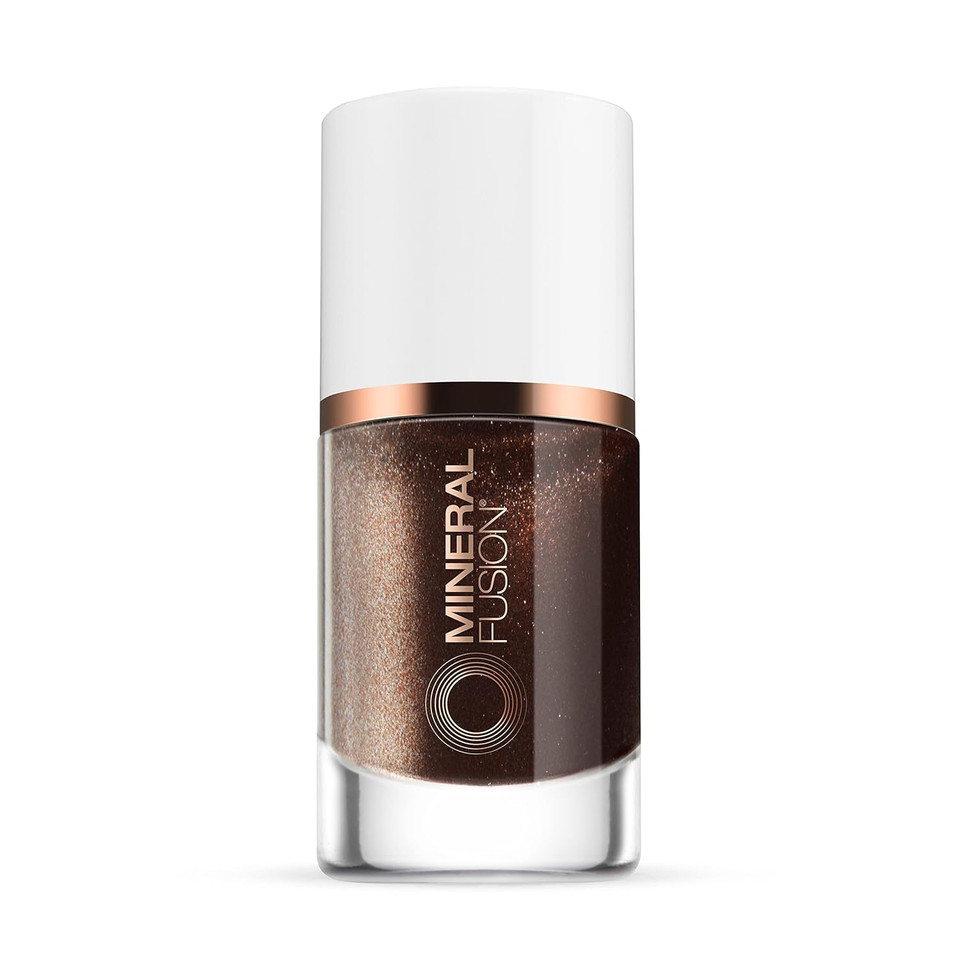 Mineral Fusion Nail Polish, Pink Glitter, Rosã£Â© All Day Rose All Day 0.33 Fl Oz (Pack Of 1)Rosã£Â All Day 720M