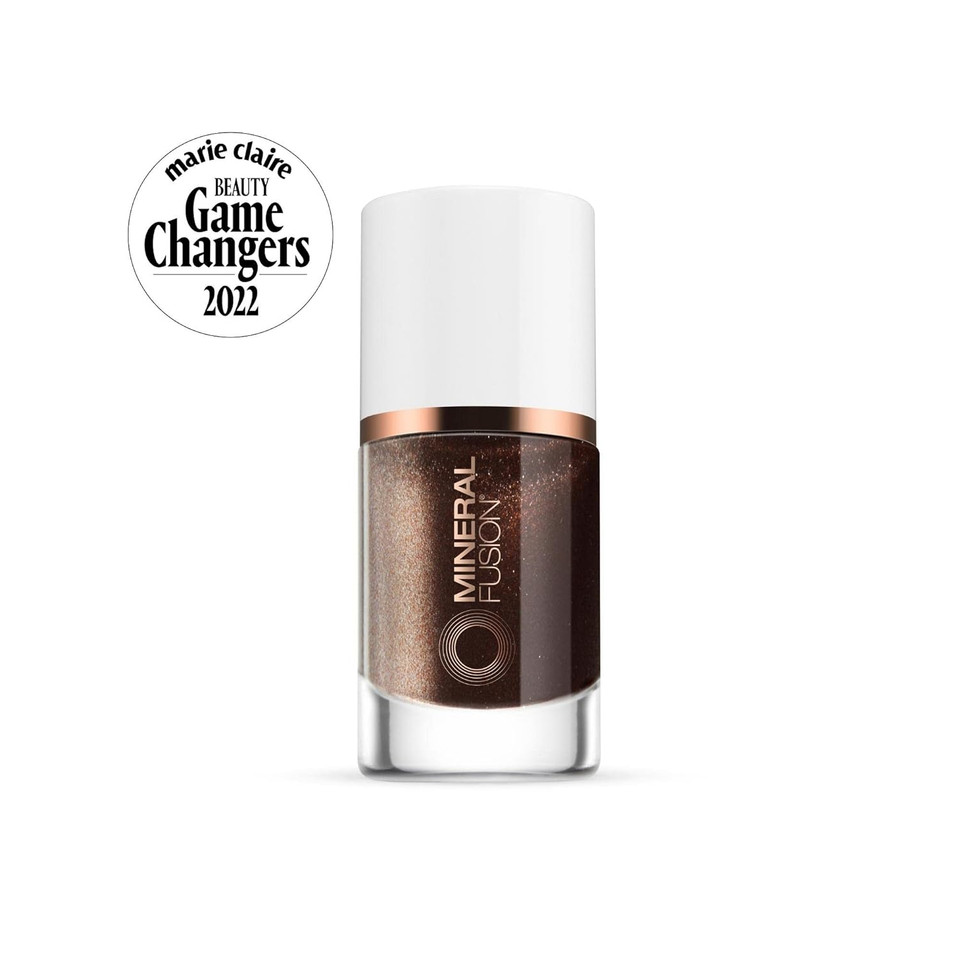 Mineral Fusion Nail Polish, Pink Glitter, Rosã£Â© All Day Rose All Day 0.33 Fl Oz (Pack Of 1)Rosã£Â All Day 720M