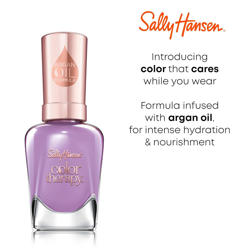 Sally Hansen Color Therapyã¢Â® - Nail Polish - Bliss Collection, Pamper Me Purple - 0.5 Fl Ozpamper Me Purple