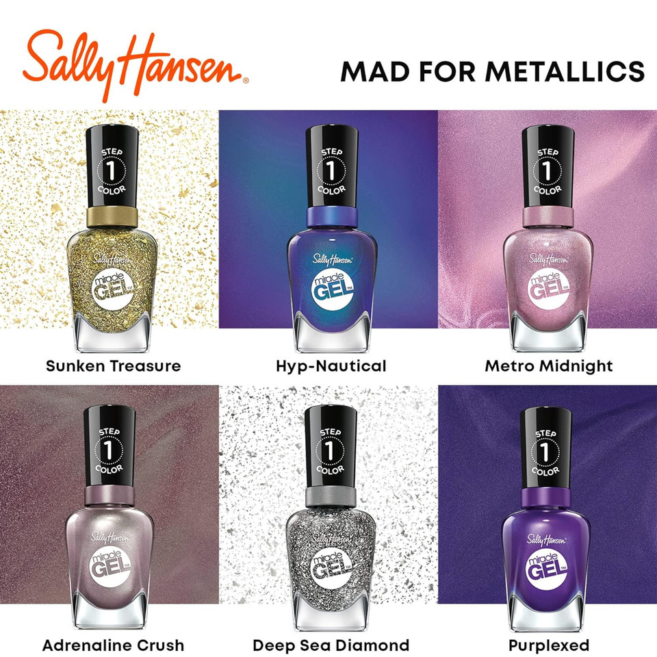 Sally Hansen Miracle Gel Nail Polish, Shade Sunken Treasure #777Sunken Treasure