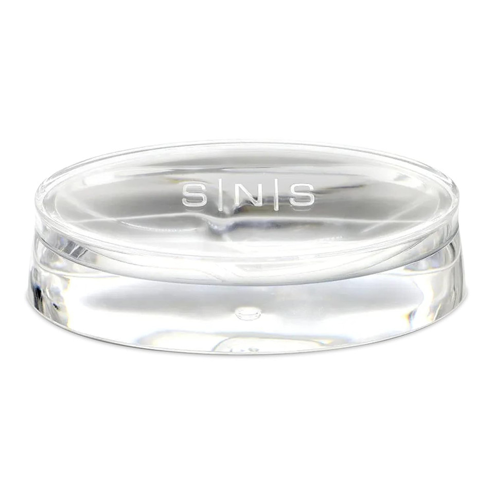 Sns Nails Dipping Powder French Dip Moulding (Mold) For Pink/White - Two-Sided French Manicure Mold For Flat Or Curved Smile Line - Beautiful Clear Logo Mould To Match Any Decorpink/White