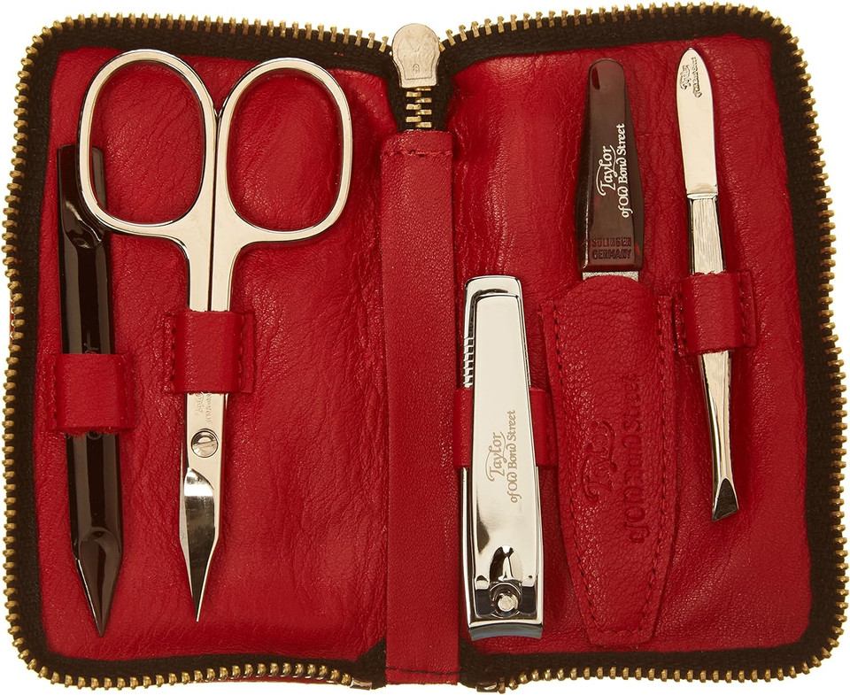Taylor Of Old Bond Street Red Manicure Set