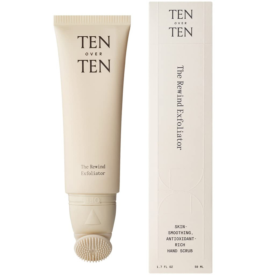 tenoverten - The Rewind Hand Exfoliator | Clean, Natural, Non-Toxic Nail Care (1.7 fl oz | 50 mL)