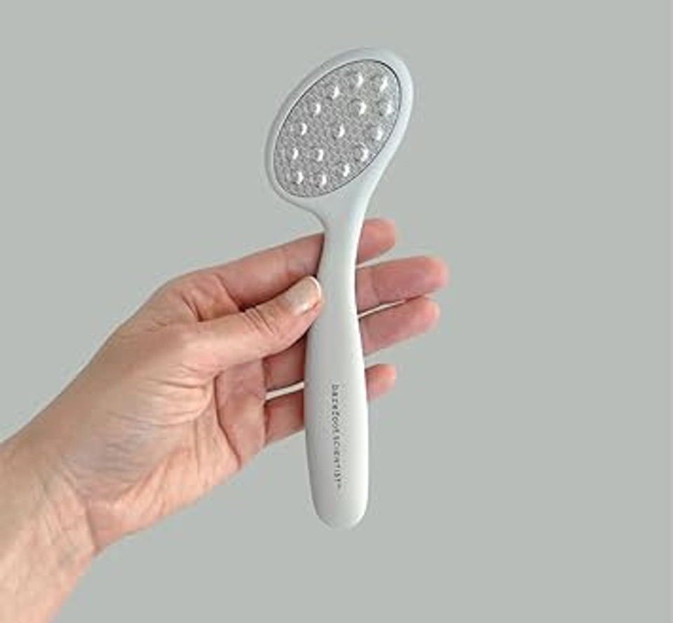 Barefoot Scientist Smooth Things Over Stainless Steel Pedicure and Foot File for Exfoliation, Pumice Alternative for Smooth Feet and Heels