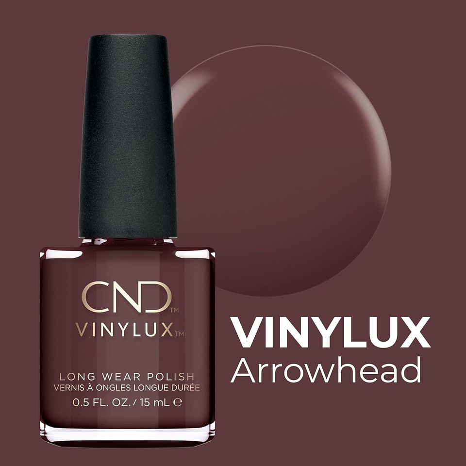 Cnd Vinylux Longwear Coral Nail Polish, Gel-Like Shine & Chip Resistant Color, 0.5 Fl Ozarrowhead #287