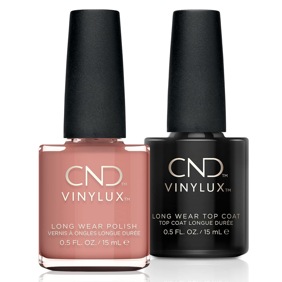 Cnd Vinylux Longwear Nude Nail Polish, Gel-Like Shine & Chip Resistant Color, 0.5 Fl Oz