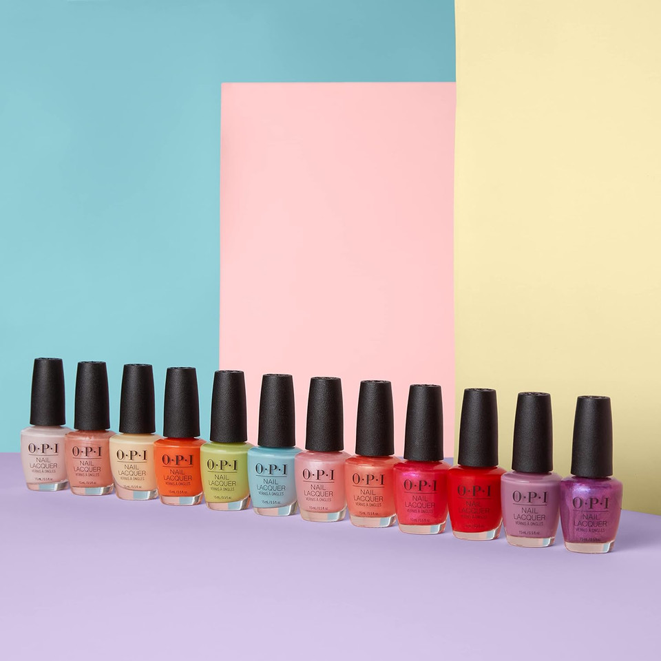 Opi Nail Lacquer, Clear Your Cash, Green Opi Nail Polish, Me Myself And Opi Spring 23 Collection, 0.5 Fl Ozclear Your Cash