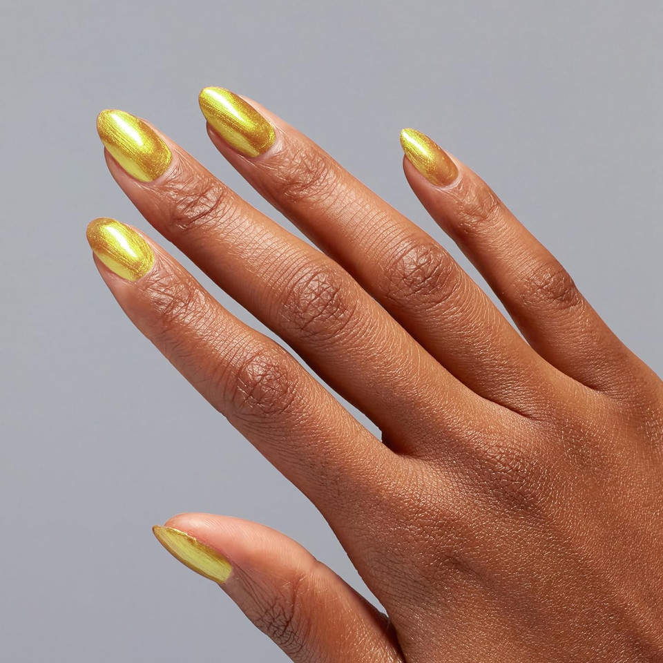 Opi Nail Lacquer, Opaque & Bright Pearl Finish Gold Nail Polish, Up To 7 Days Of Wear, Chip Resistant & Fast Drying, Fall 2023 Collection, Big Zodiac Energy, The Leo-Nly One, 0.5 Fl Oz