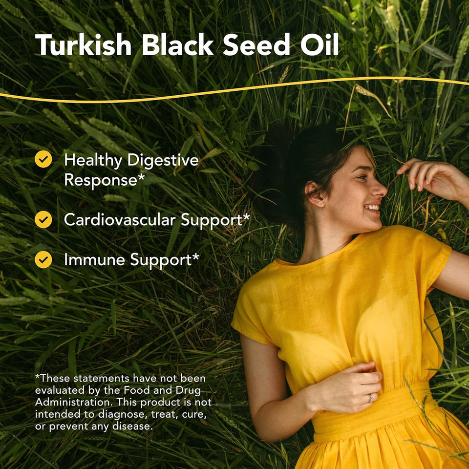 North American Herb & Spice Black Seed Oil - 32 Fl. Oz. - Cardiovascular, Digestive & Immune Support - Non-Gmo - 192 Servings