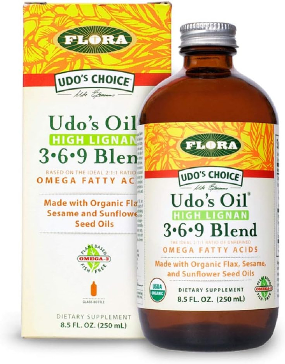 Flora - Udo'S Choice, Omega 369 Oil Blend, High Lignan, 8.5 Fl Oz Flora - Udo'S Choice, Omega 369 Oil Blend, High Lignan, 8.5 Fl Oz