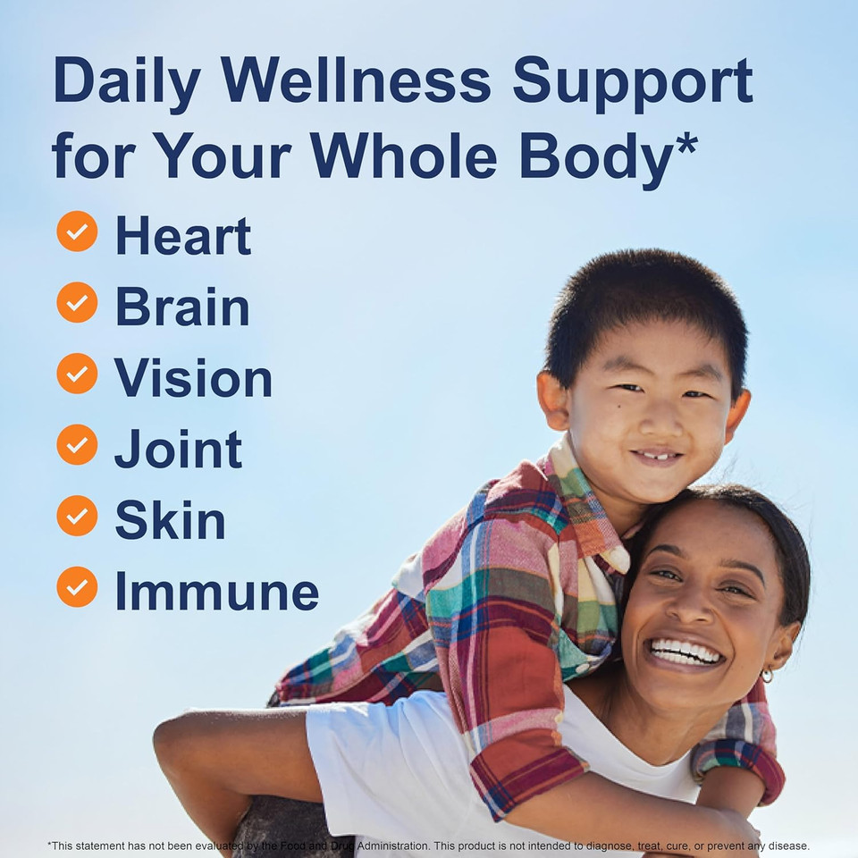 Carlson - Kid'S Cod Liver Oil, 550 Mg Omega-3S, Vitamins A & D3, Wild Norwegian, Bubble Gum, 250 Ml