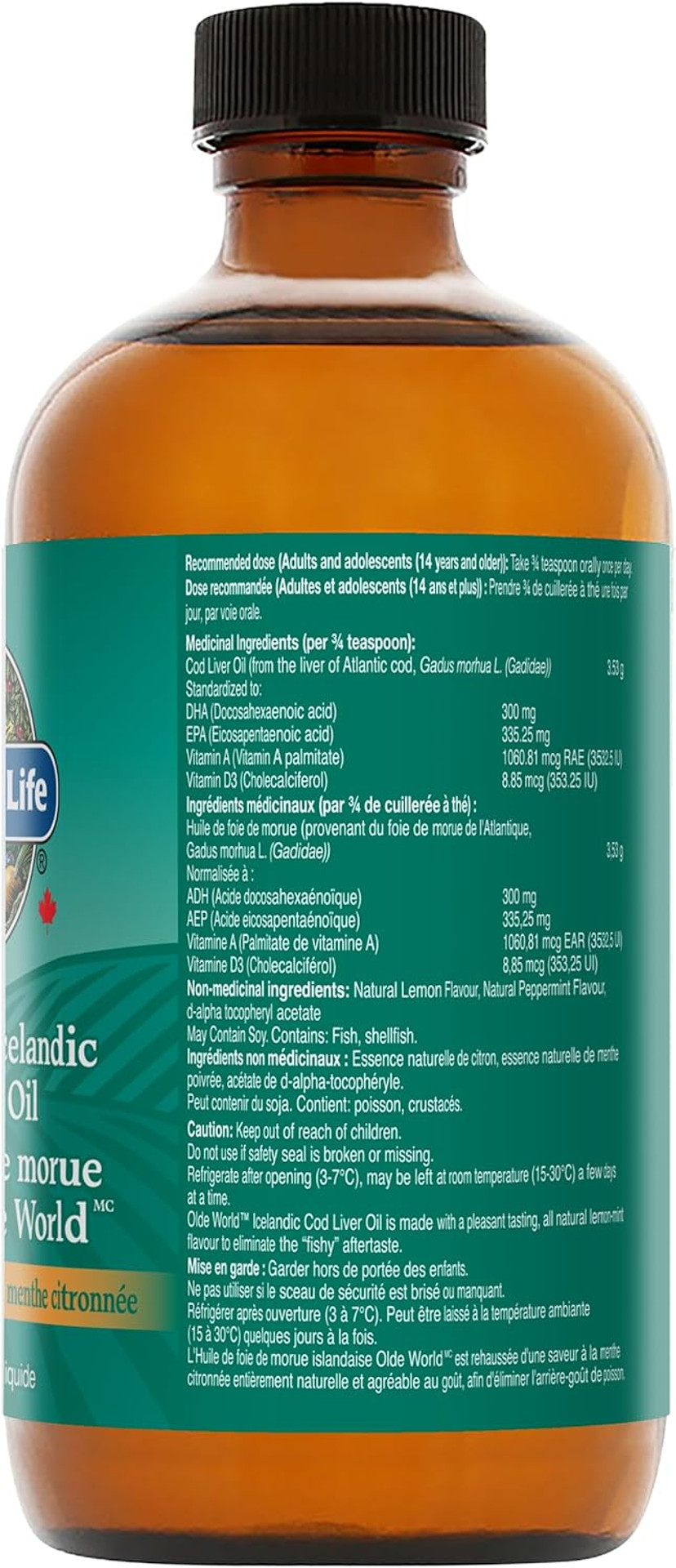 Garden Of Life Olde World Icelandic Cod Liver Oil Liquid - Lemon Mint Flavor - 1,000Mg Omega 3 Fish Oil, Fatty Acids, Epa, Dha, Vitamin D & A, Clo Fish Oil Supplements For Hearth Health, 47 Servings Garden Of Life Olde World Icelandic Cod Liver Oil Liquid - Lemon Mint Flavor - 1,000Mg Omega 3 Fish Oil, Fatty Acids, Epa, Dha, Vitamin D & A, Clo Fish Oil Supplements For Hearth Health, 47 Servings