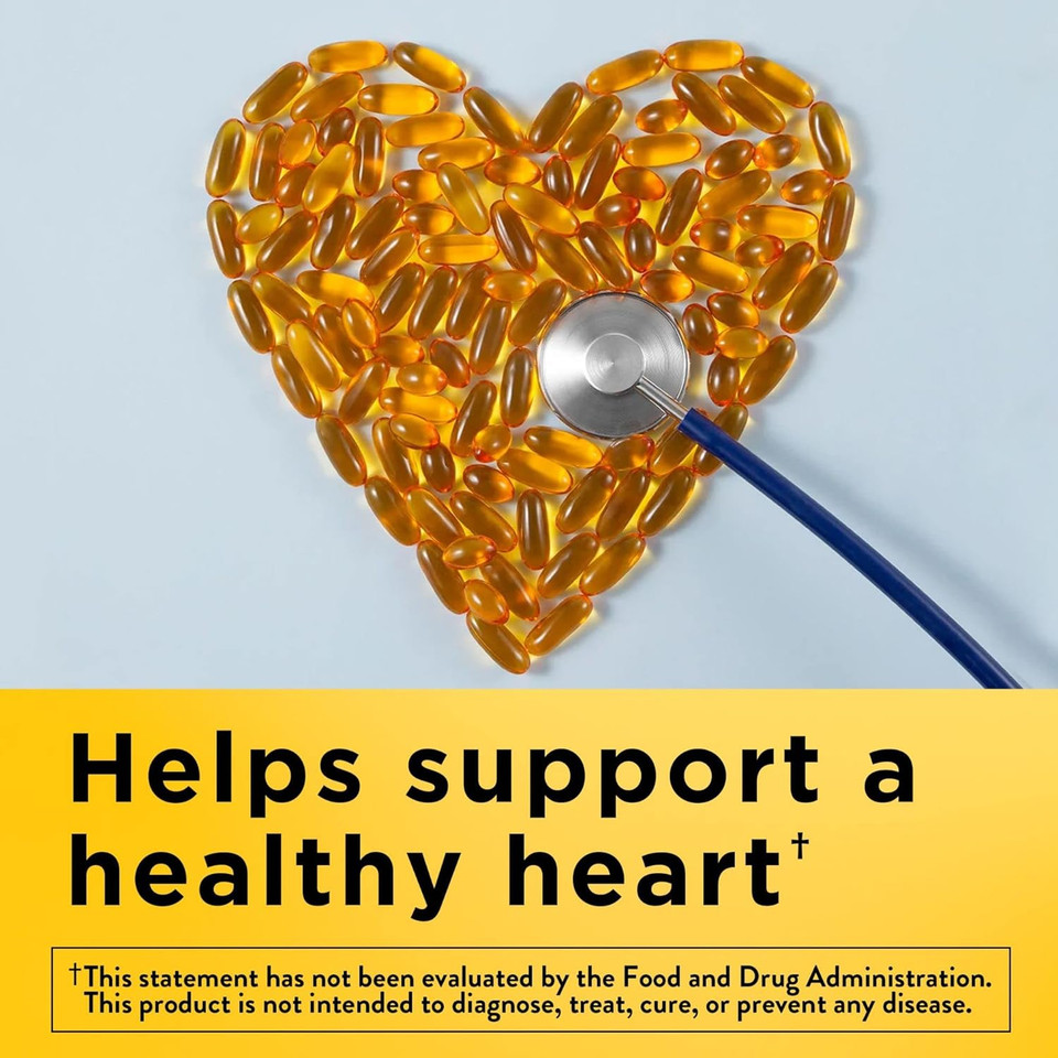 Nature Made Burp Less Fish Oil 1000 Mg Softgels, Omega 3 For Healthy Heart Support, Omega 3 Supplement With 320 Count(Pack Of 1)320 Count (Pack Of 1)