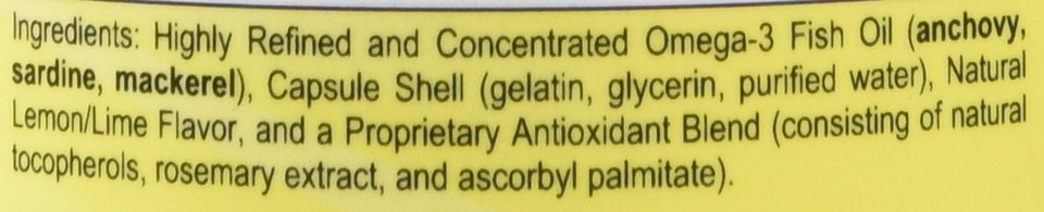 Ortho Molecular Products Orthomega Fish Oil 950Mg 60 Capsules