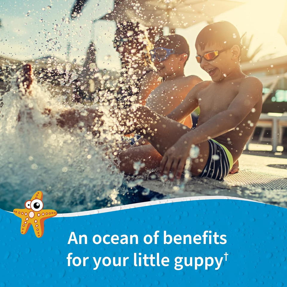 Garden Of Life Oceans Dha Supplement For Kids With 250Mg Of Omega 3S, Epa, Vitamin D3 & A Pure Cod Liver Fish Oil Chewable For Brain, Heart & Immune Health - Berry Lime, Sugar Free, 30 Servings