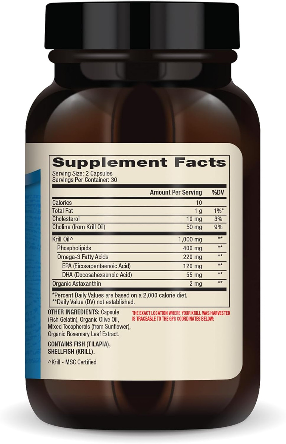 Dr. Mercola Antarctic Krill Oil, 30 Servings (60 Capsules), Dietary Supplement, Support Organ, Bone And Joint Health, Non Gmo, Msc Certified60 Count (Pack Of 1)