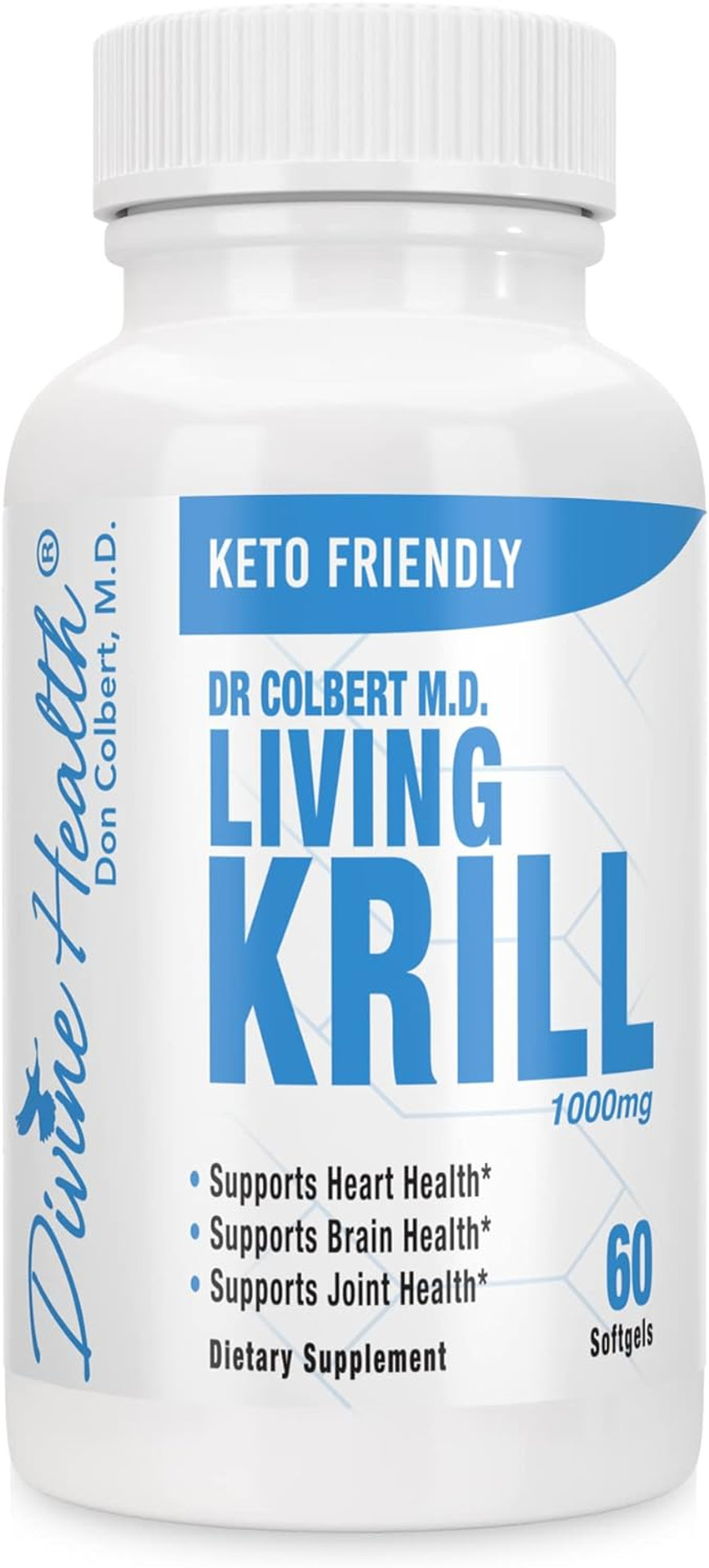 Dr.Colbert'S Keto Zoneã¢Â® Living Krill Oil 1000Mg Per Softgel Plus Dha & Epa (60 Servings)